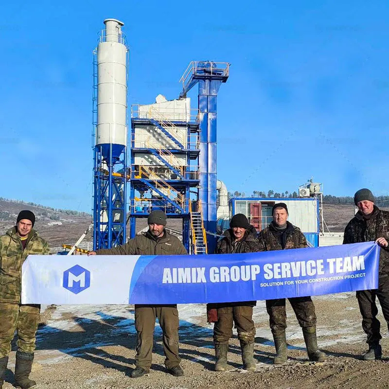 ALQ80 asphalt plants service in Russia