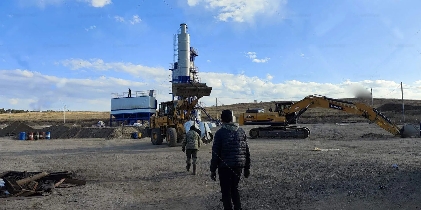 Macroad 80TPH Asphalt Batching Plant Powers Russian Municipal Transportation