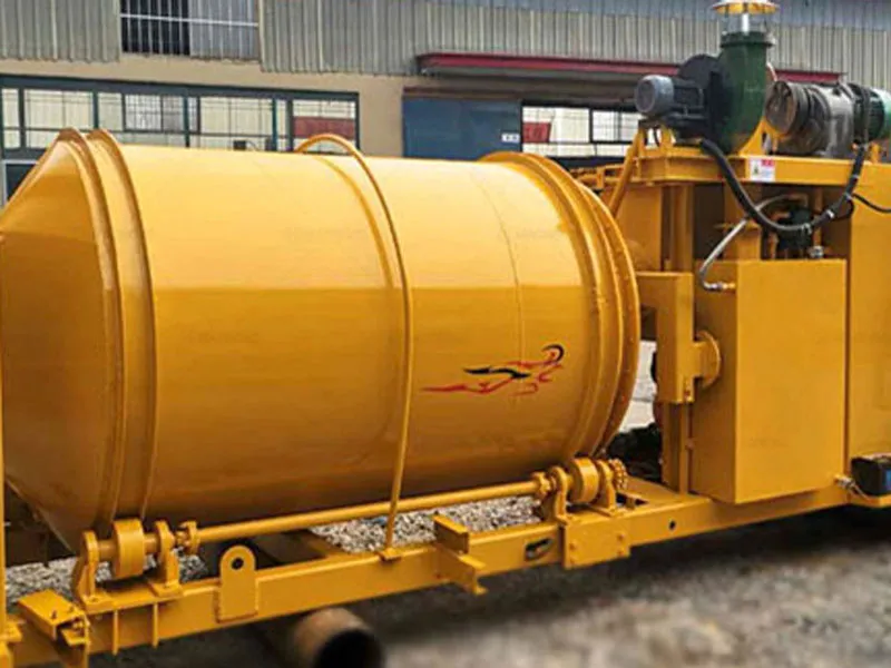 10T mobile mixer machine in Peru