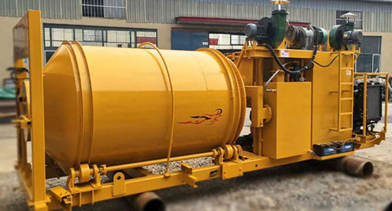 10T mobile asphalt mixer machine in Peru