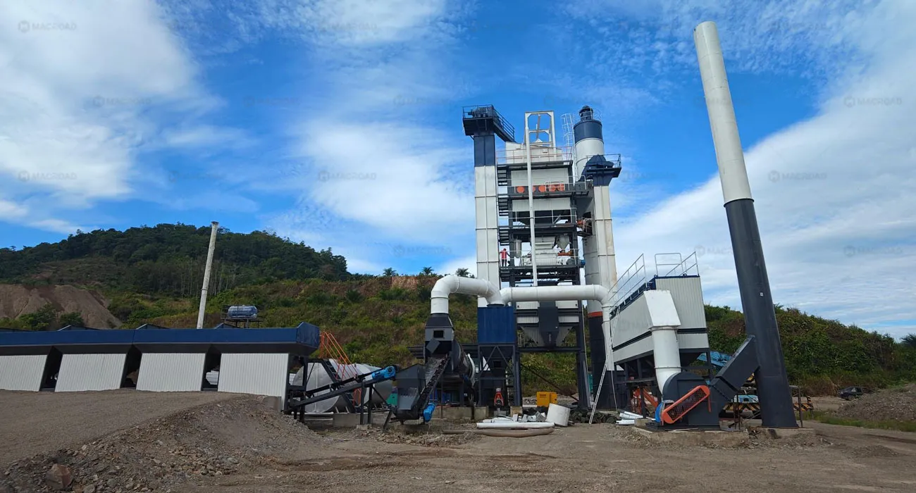 ALQ120 stationary asphalt plant in Malaysia