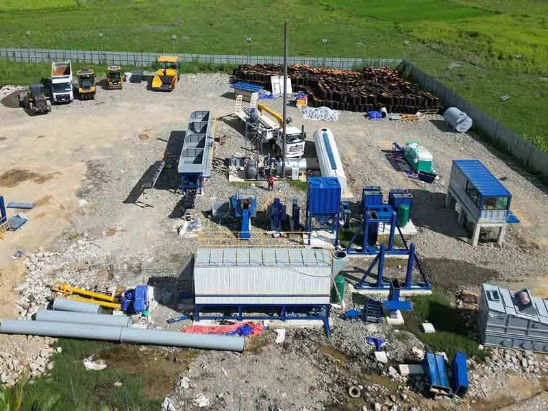 Asphalt hot mix plant in Macroad