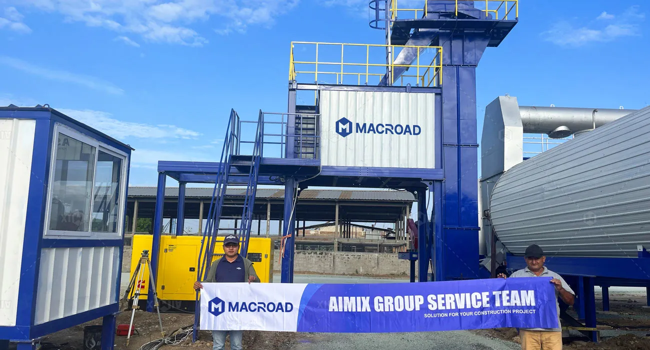 ALYT100 asphalt plant project feedback in Ecuador