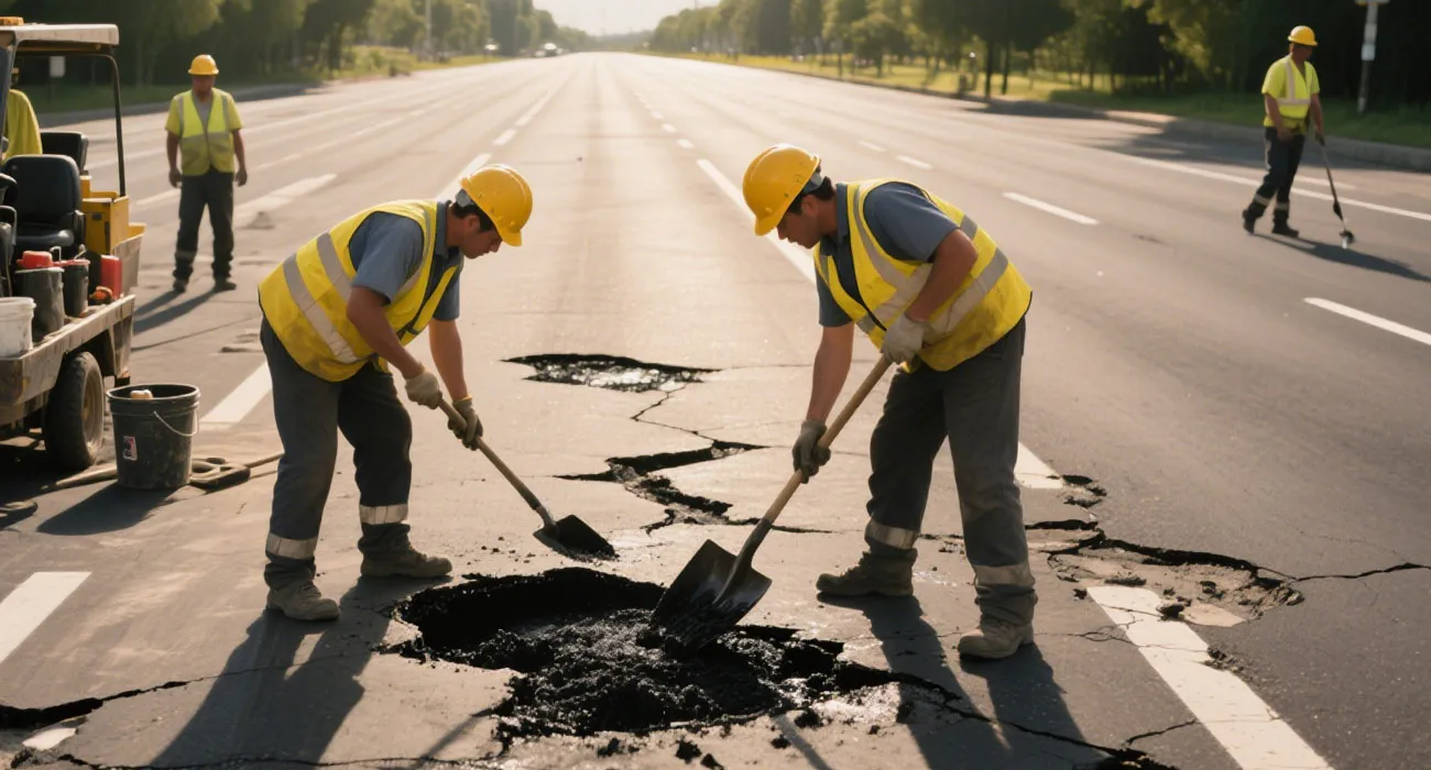Asphalt Road Maintain