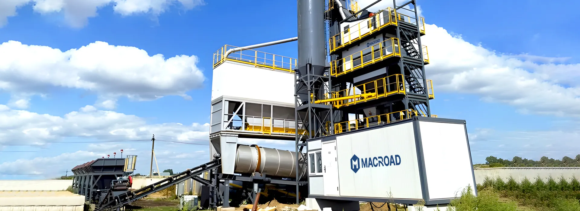 Asphalt production banner