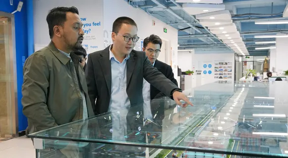 Macroad Team member to our customer