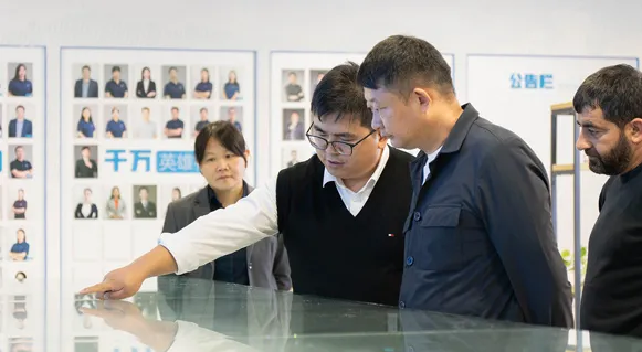 Macroad Team members to our customer