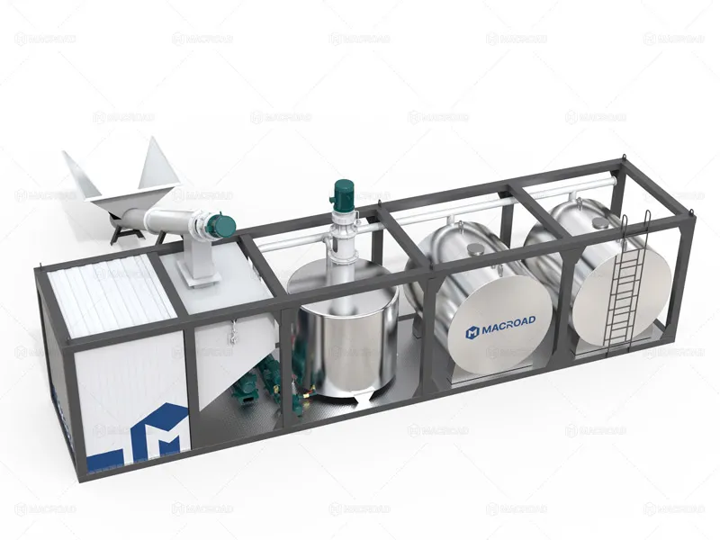 Modified Asphalt Production Plants in Macroad