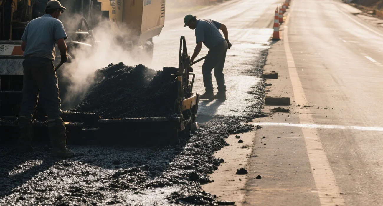 Recycled Asphalt Road