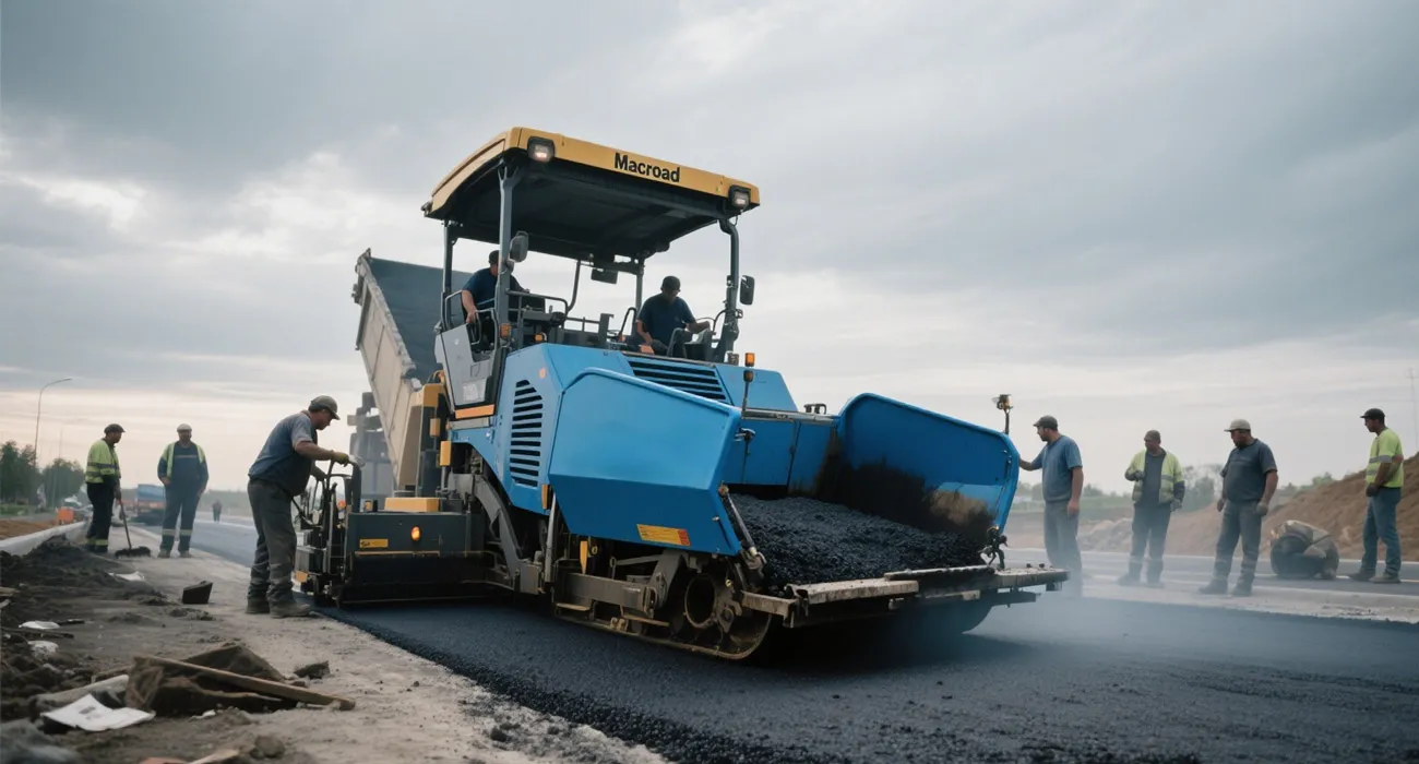 asphalt paving process