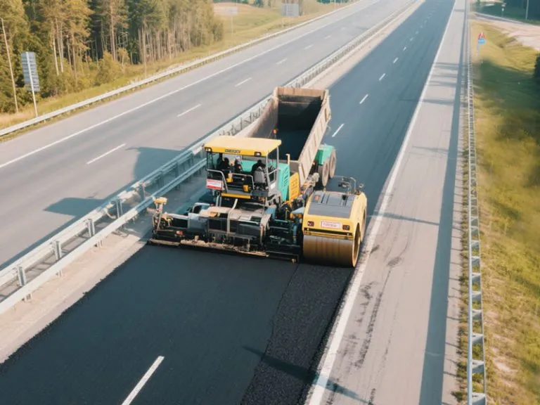 high speed way construction project in Macroad