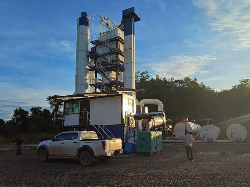 ALQ120 asphalt batching plant in Sabah