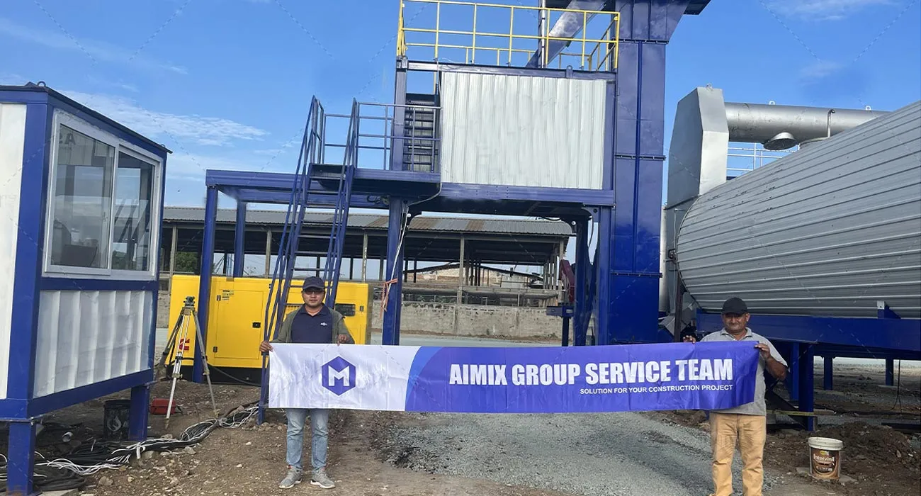 ALYT100 asphalt plants Conquers Ecuador’s Rural Logistics Mobile Flexibility Drives On-Time Project Delivery