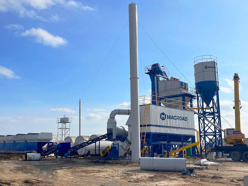 Asphalt mixer plant in the Malaysia