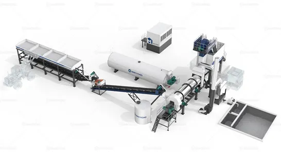 ALT type drum mix plant vs. asphalt batching plant