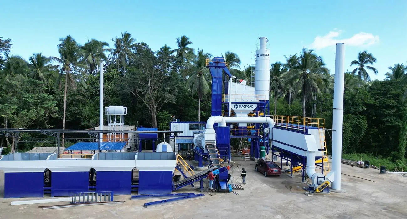 Malaysia's ALQ120 asphalt batch mix plant Boosts Urban Builds with Service Promise