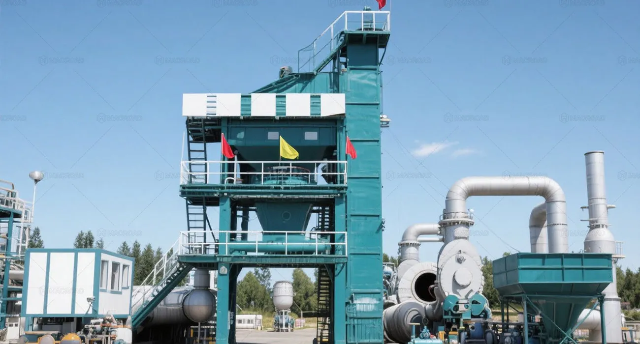 Pasiktan’s ALQ160 stationary asphalt plant Drives Large-Scale Infrastructure with 160 th High-Capacity Production