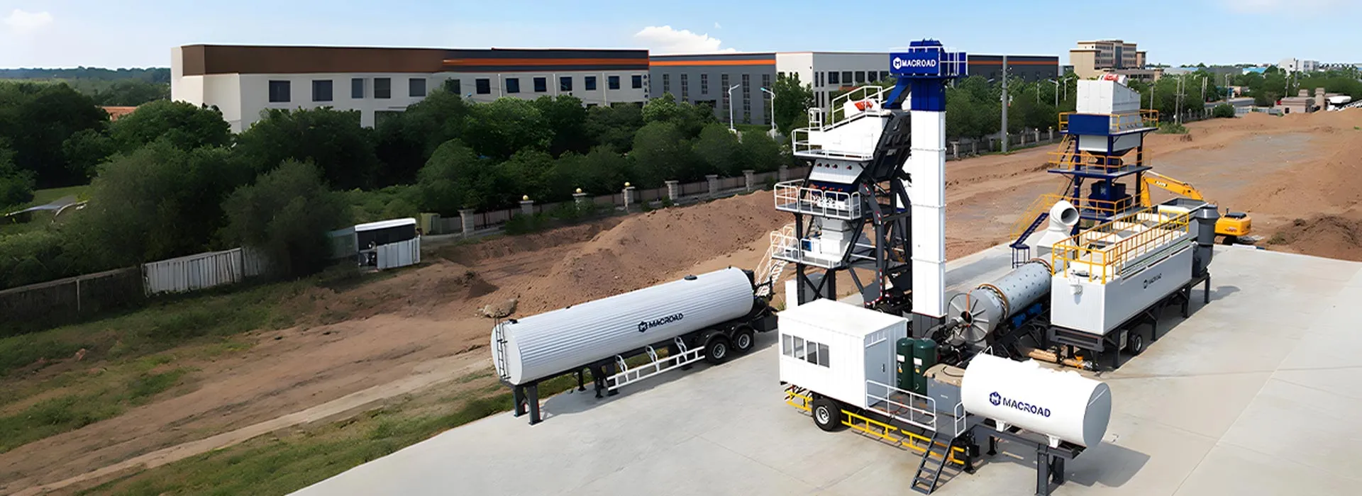 Technology Upgrade of Macroad ALYQ90 Asphalt Mobile Batching Plant