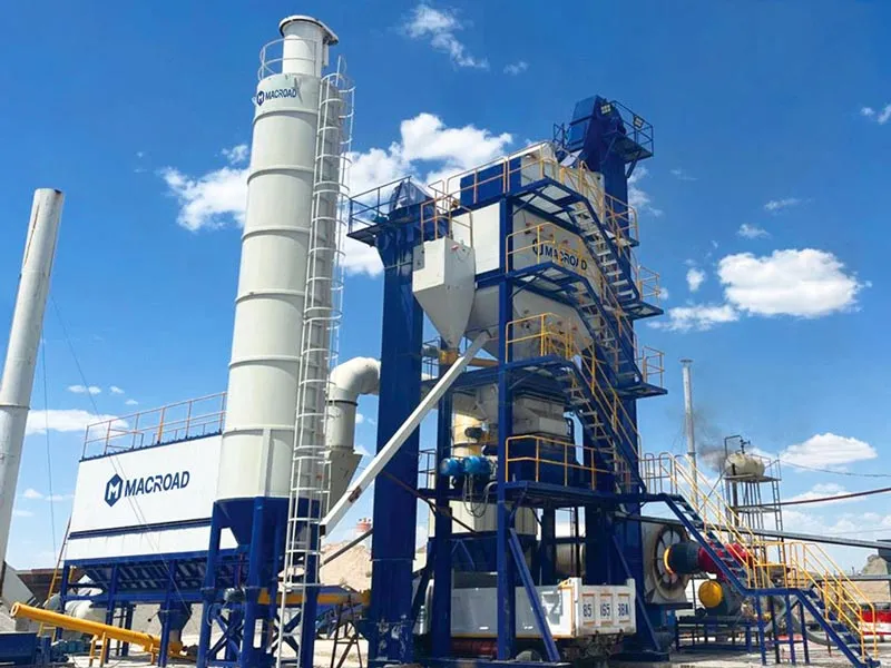 ALQ Series Machinery Asphalt Batching Plant For Sale On Site In Uzbekistan