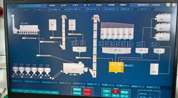 Bitumen plant design Control System
