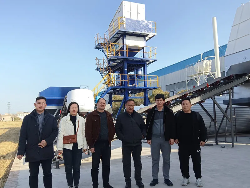 Client with reliable asphalt plant in Macroad