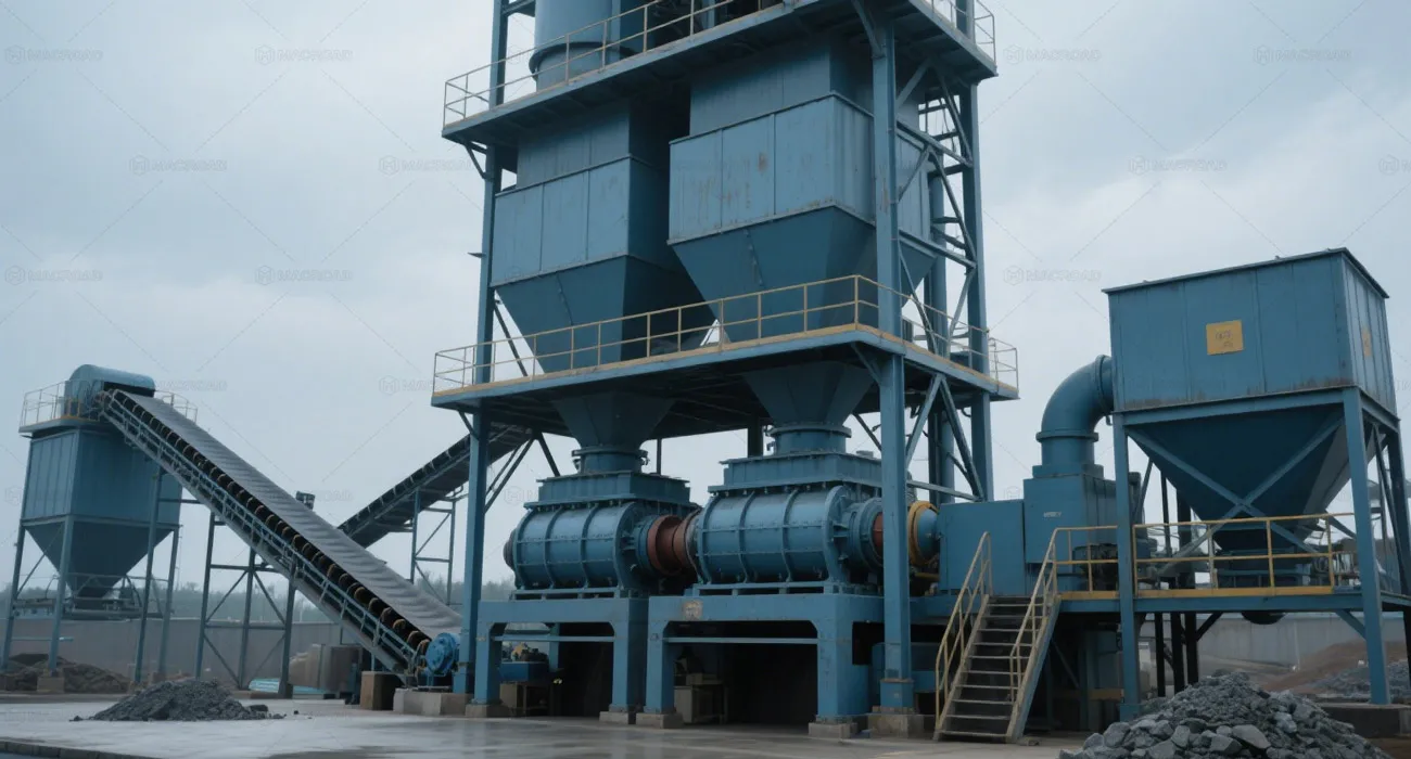 Cold Mix Asphalt Plant Workflow