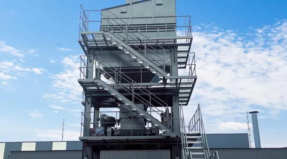 bitumen plant design mixing system