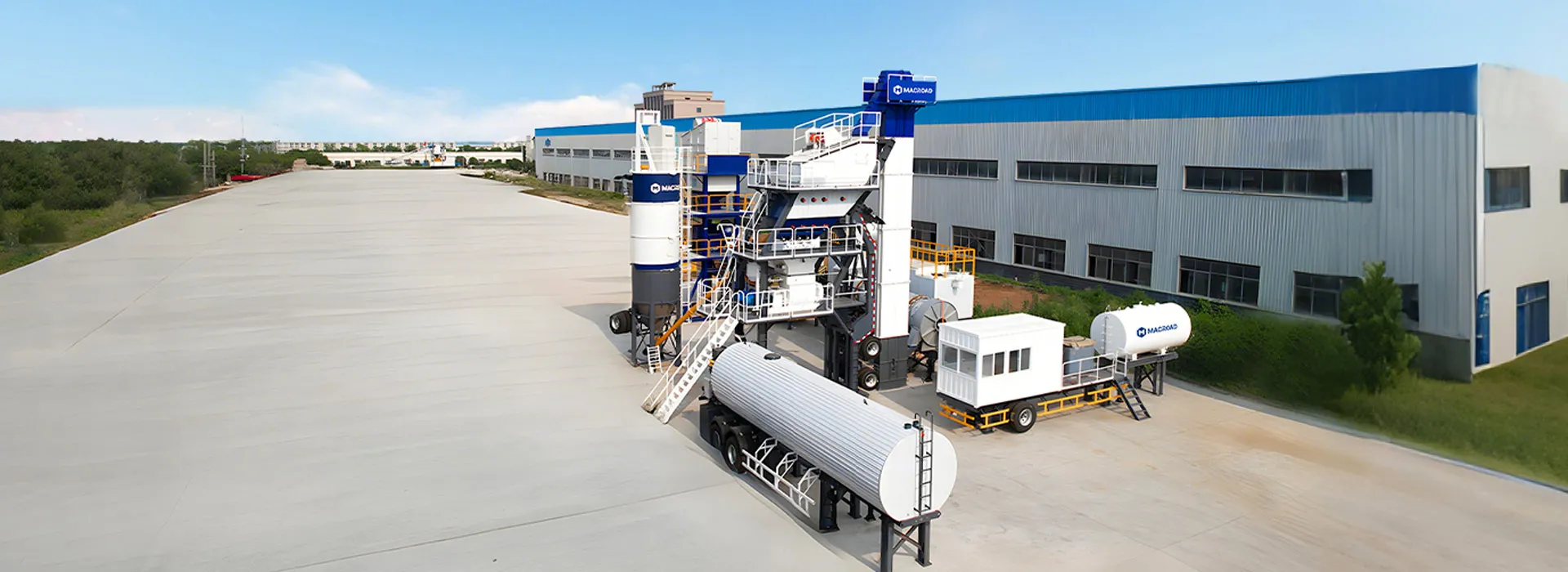 mobile asphalt batching plant for sale in Macroad