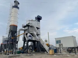 80tph asphalt batching plant ALQ80 in Batken Kyrgyzstan