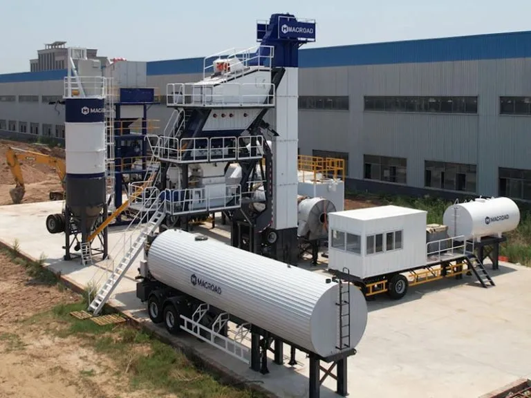 ALYQ90 Mobile Asphalt Batching Plant For Sale Model In Macroad