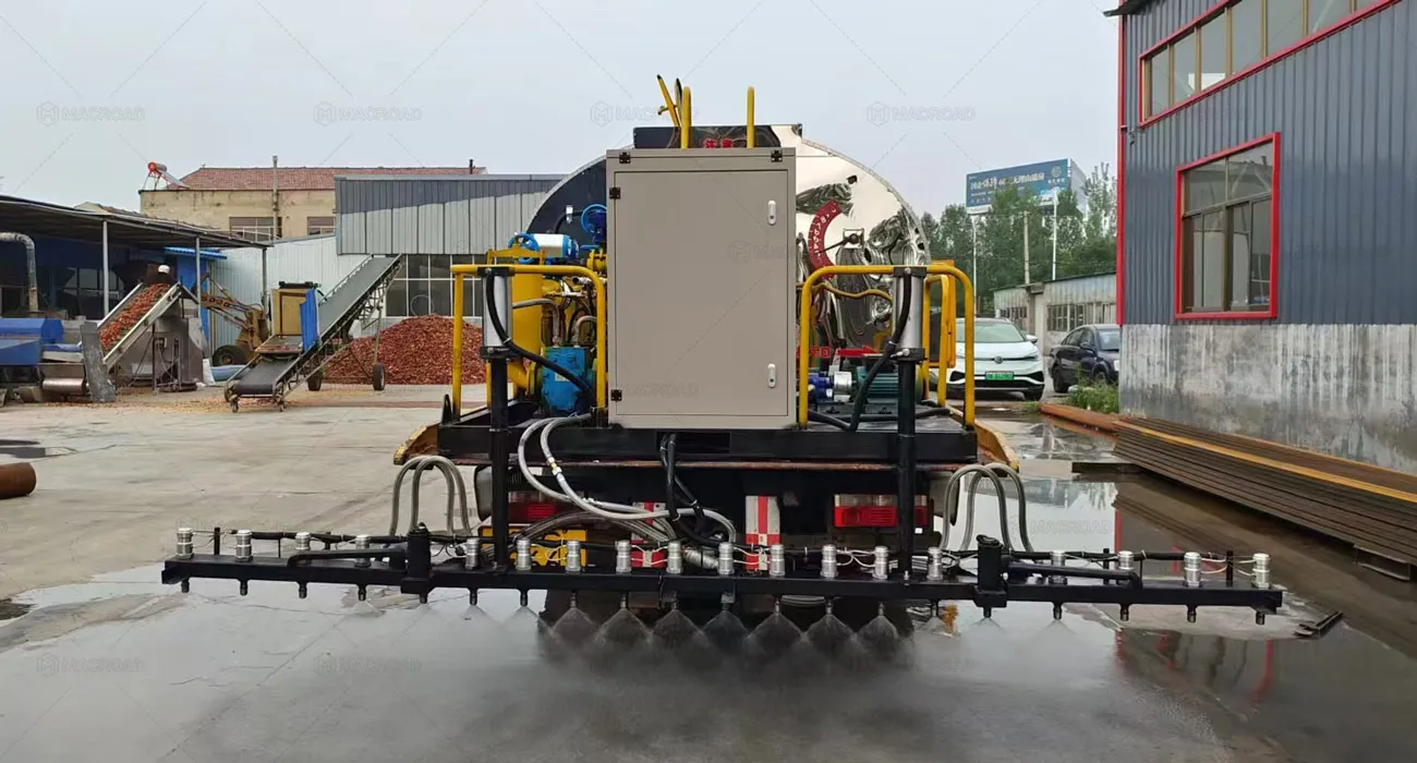 Asphalt Distributors working process test