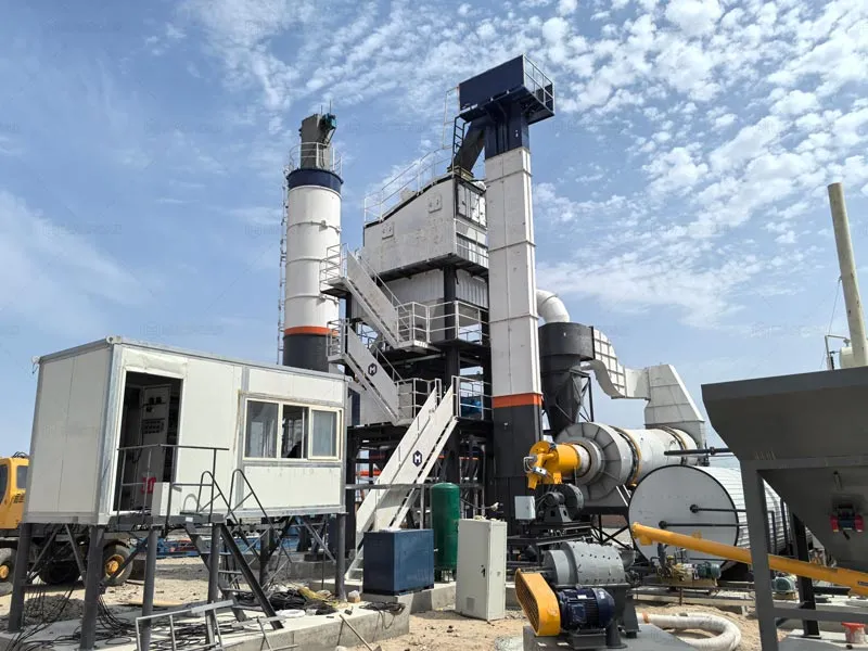 Stationary batch type ALQ80 asphalt mixing plant Kyrgyzstan