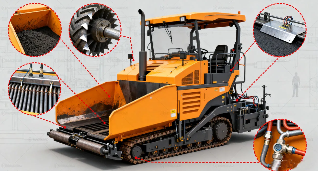 overlooked details in asphalt paver