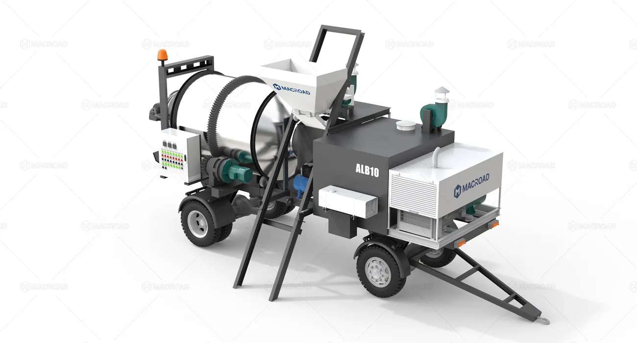 portable asphalt mixer machine