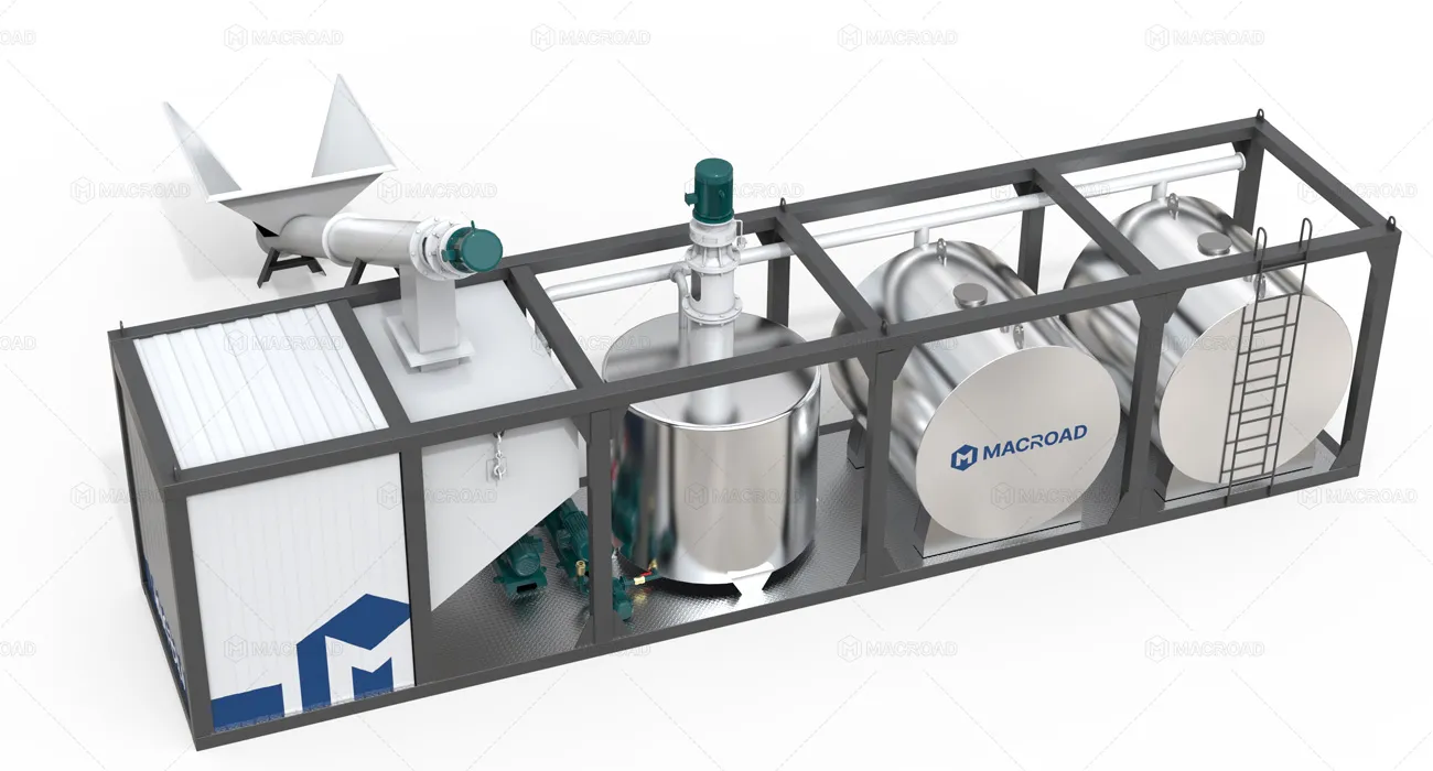 specialized modified asphalt production plant