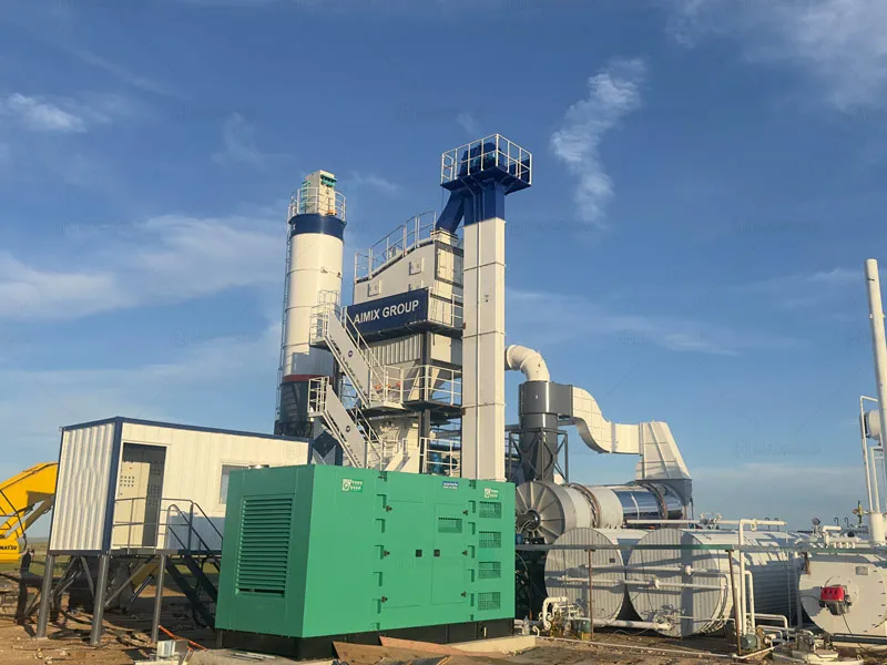 ALQ80 asphalt production plant stationary batch type in the Mongolia