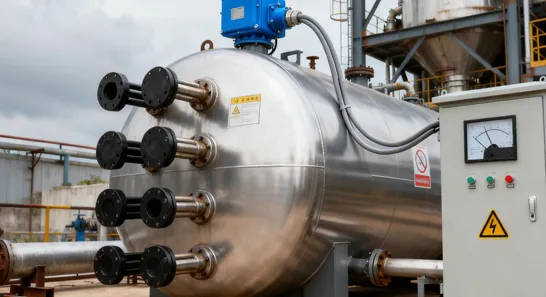 Electric heating system in asphalt plant