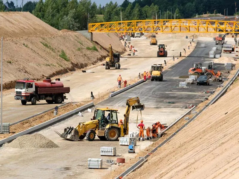 portable asphalt plant application in soft ground during the rainy season