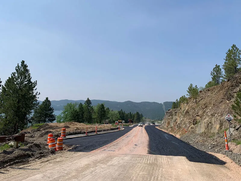 portable asphalt plant application in urban road reconstruction