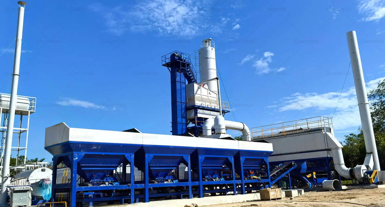 ALQ120 Asphalt Batch Plant Achieved Reliable Mixing for Municipal Road Projects