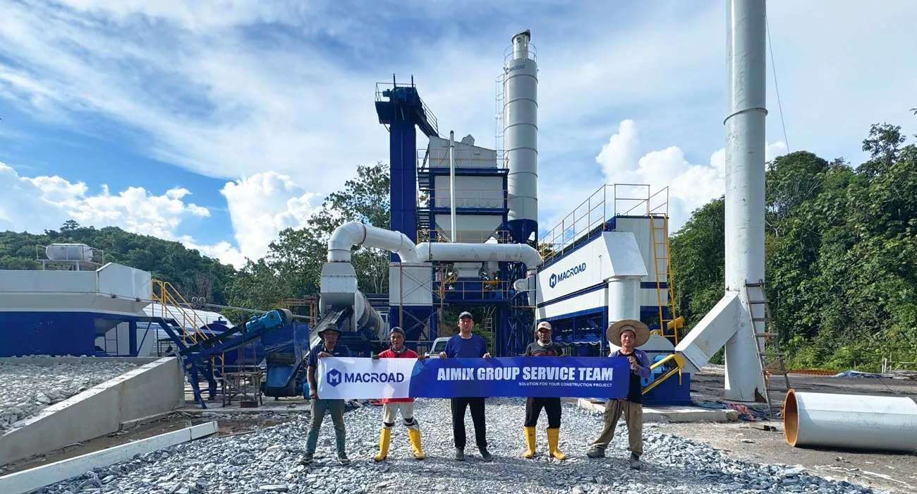 ALQ120 asphalt batching plant in Malaysia