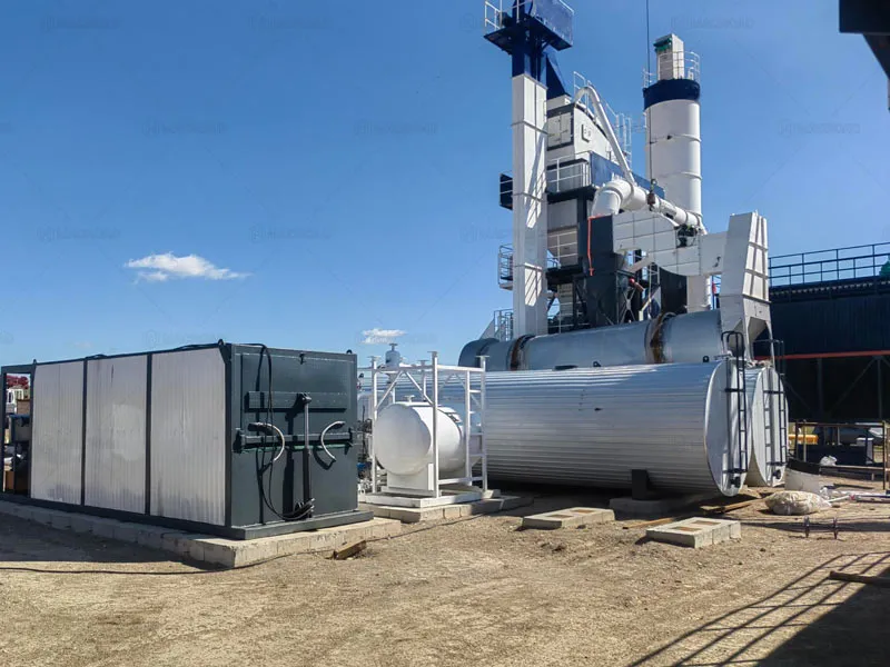 ALQ80 Asphalt Plant in Mongolia from Macroad Asphalt Plant Manufactruer