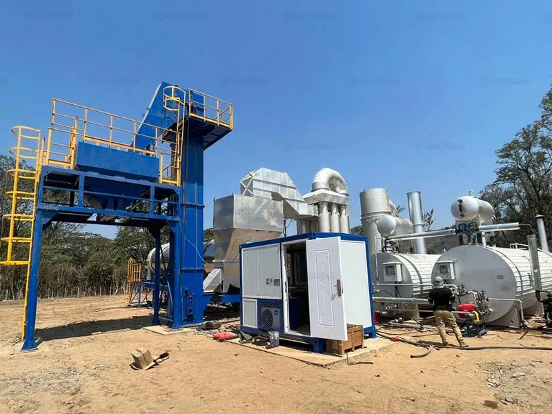 ALT120 Asphalt Plant in Guatemala from Macroad Asphalt Plant Manufactruer