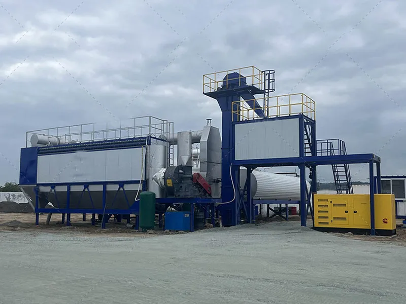 ALYT100 Asphalt Plant in Ecuador from Macroad Asphalt Plant Manufactruer