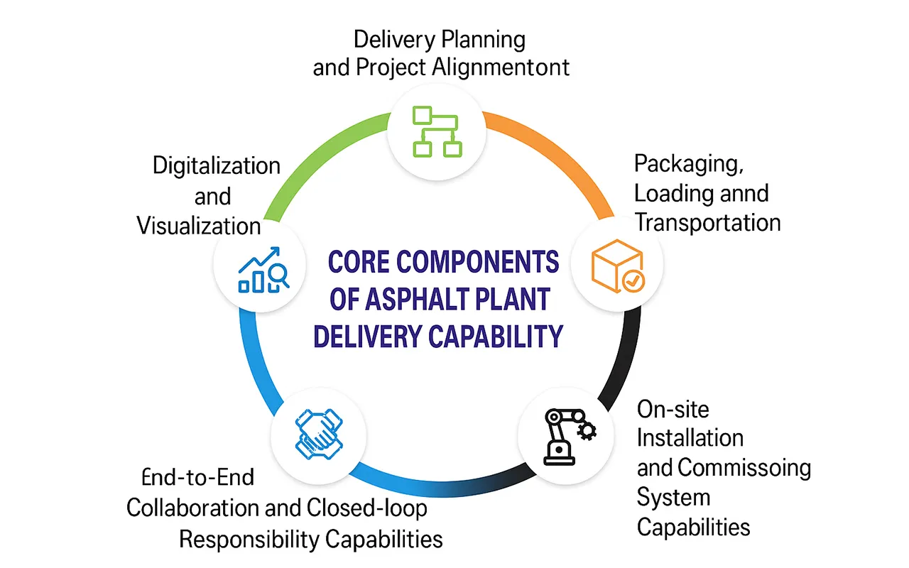 Core Component of Asphalt Plants Delivery Capability