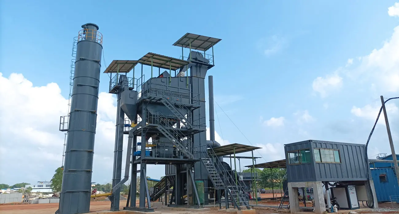 ALQ80 Asphalt Batch Plant Optimized for Urban Roads Projects in Jakarta