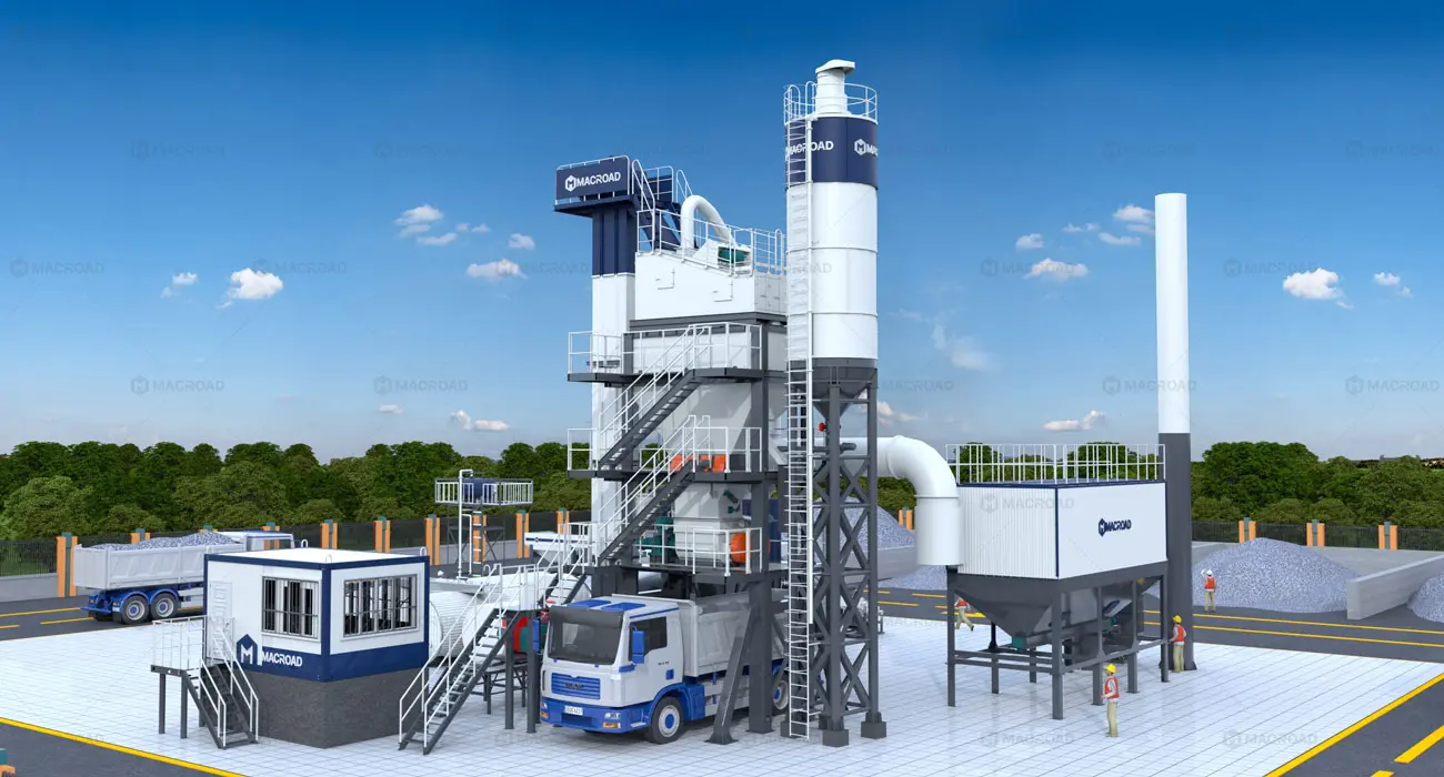 ALQ80 Asphalt Plants Model design for Indonesia