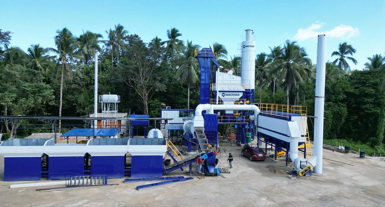 ALQ80 stationary asphalt plant Pave the Way for Sustainable Infrastructure in the Philippines