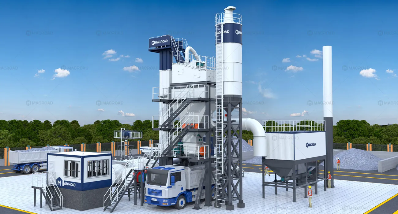 asphalt plant 3D model for the equipment in the Philippines