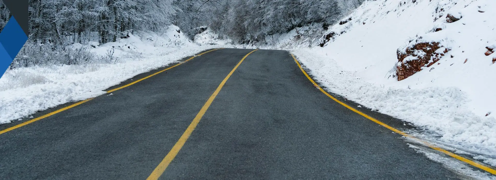 extreme cold region road construction project banner image